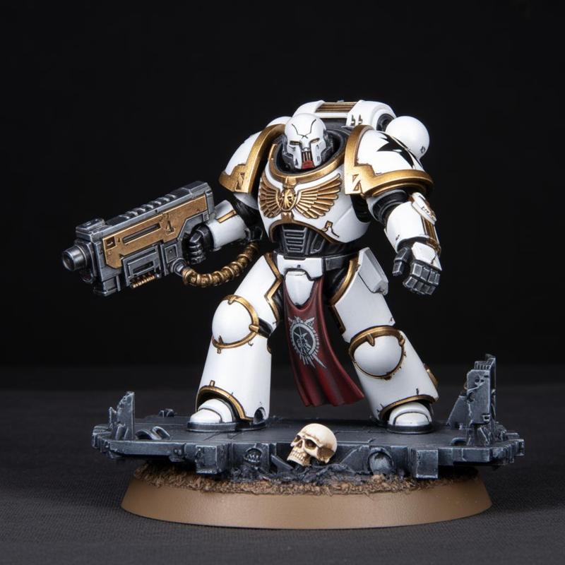 Elite Gothic Armored Warrior - War hammer Miniature for 3D Printing
