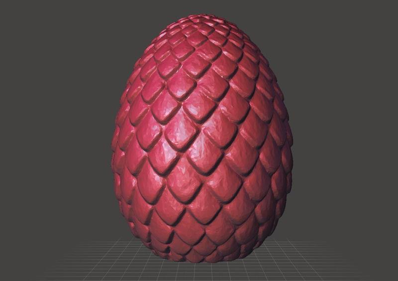 Solid Dragon Egg (remix of my threaded dragon egg)