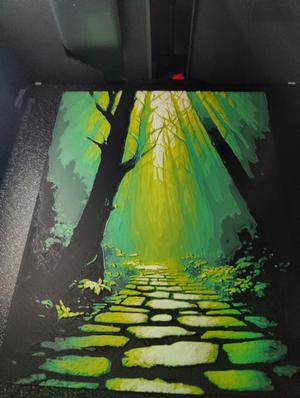 HueForge Forest Path