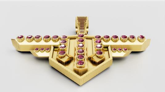 Eagle Pendant 3D printable model