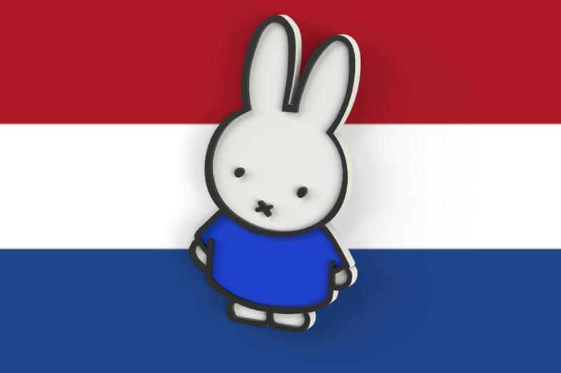 Nijntje ~Welcome to Holland (Also Keychain)