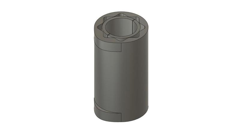 50mm Simplest Spool adapter with 3mm lip and sleeve for Ender 3 Pro