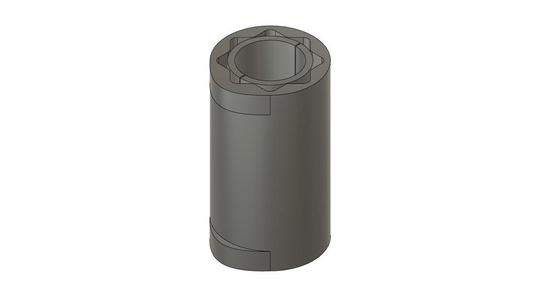 50mm Simplest Spool adapter with 3mm lip and sleeve for Ender 3 Pro