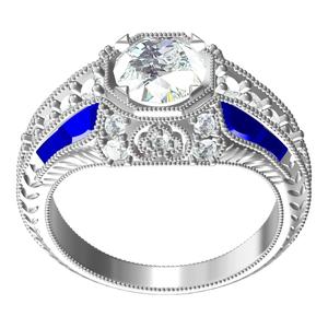 Beautiful Art Deco Engagement Ring