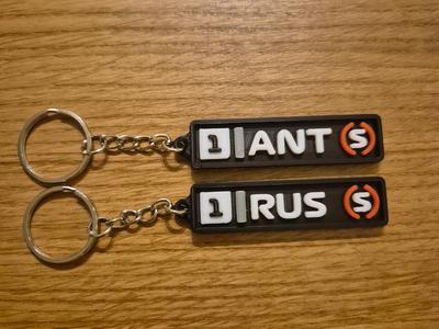 George Russell and Kimi Antonelli f1 keyrings