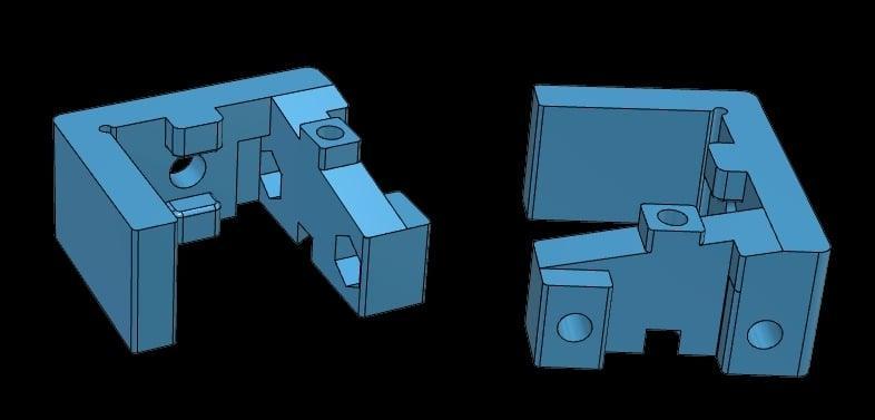 Adjustable Endstop holder for Delta Kossel with 2020 AL
