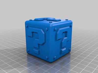 Mario Bros cube coin