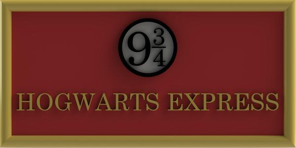 Hogwarts Express Sign