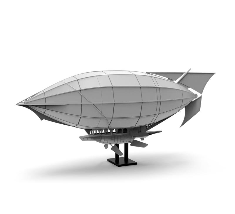 3D printable Arcane League of Legends Airship