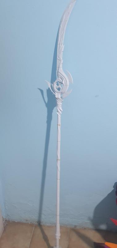 Genshin impact Engulfing Lightning Raiden shogun lance 3D print model