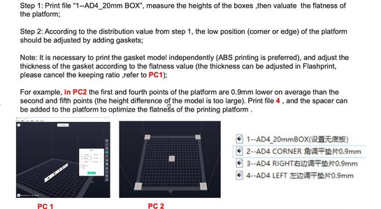 Flash Forge ADV3/4 bed leveling gasket