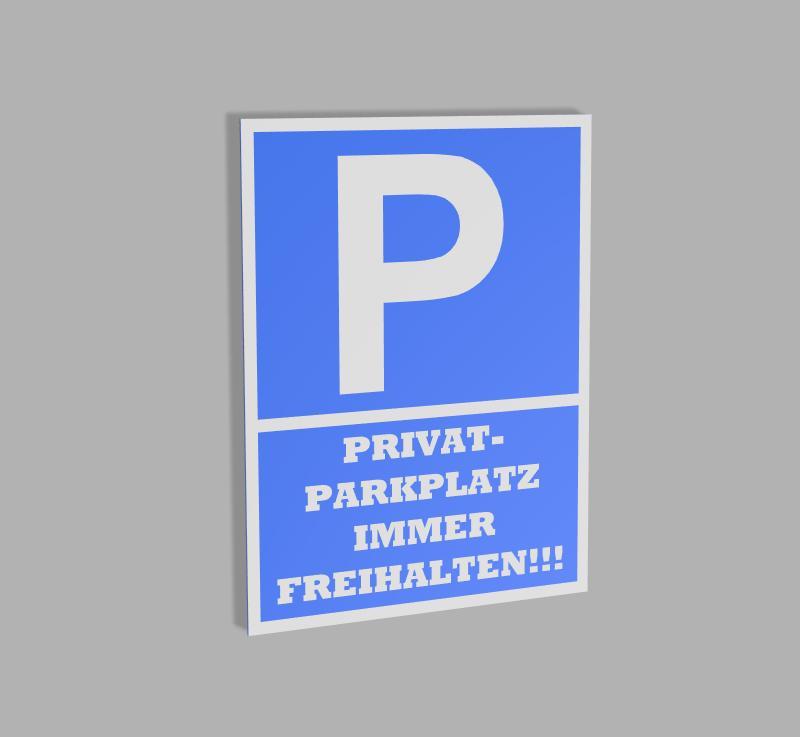 Parking lot sign, Private parking lot, Always keep clear!!!