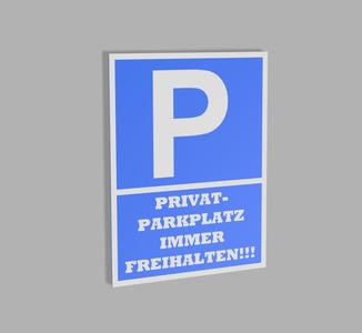 Parking lot sign, Private parking lot, Always keep clear!!!