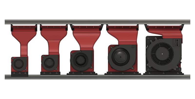 Voron V0 Auxiliary Fan Ducts