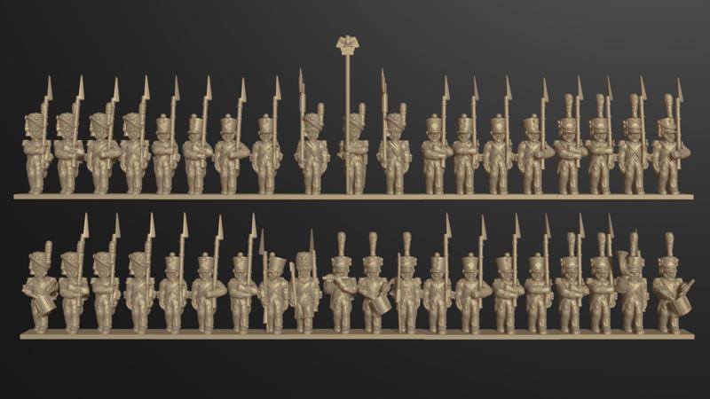 13.5mm French Pre-Bardin Line Infantry (1808-13) E-NAP-FR-1 v1.0