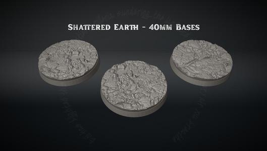 Shattered Earth - 40mm Bases