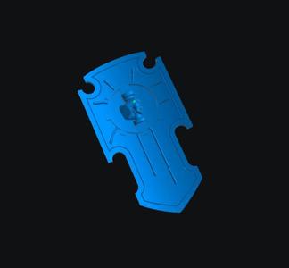 Guard of Blade Blank Shield with Hand