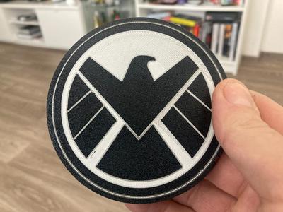 S.H.I.E.L.D logo coaster