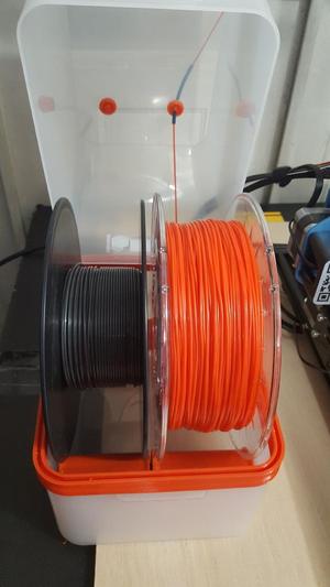 Closed spool roller