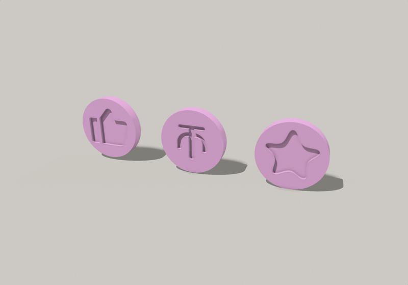 一键三连冰箱贴