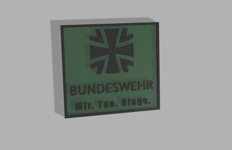 Bundeswehr Wir.Tun.Dinge., Shield, German Army, Army,Fun