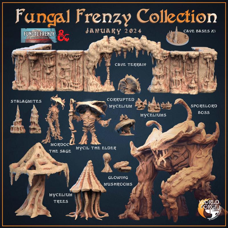 Fungal Frenzy Collection - with DnD Oneshot