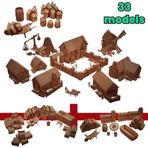 English Village Set #1