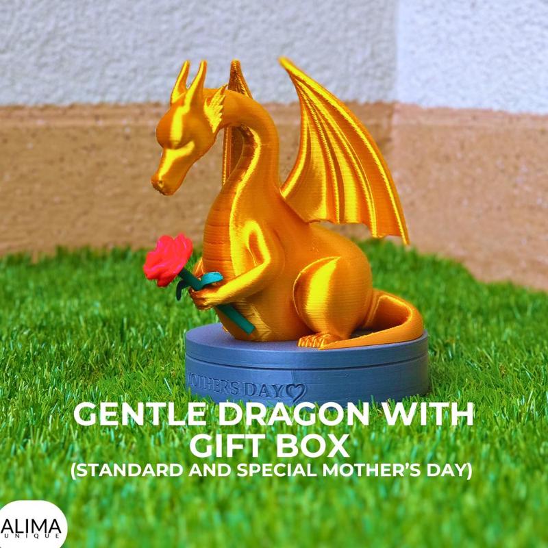 Gentle Dragon with Gift Box / Special mother's day box