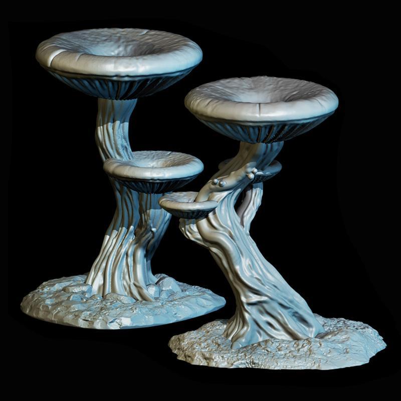 Giant Ethereal Mushrooms (2)