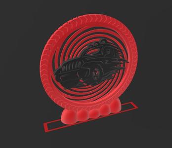 Race Car - Q34 - Quick Print Gift - 2D - NO SUPPORT