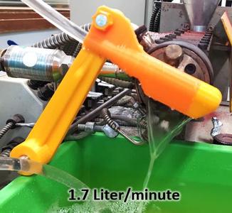 Sprinkling head for filament extrusion water cooling