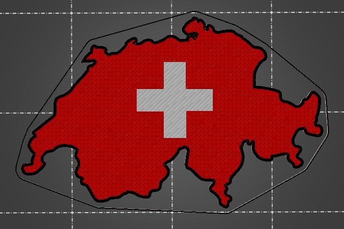 The Map of Switzerland
