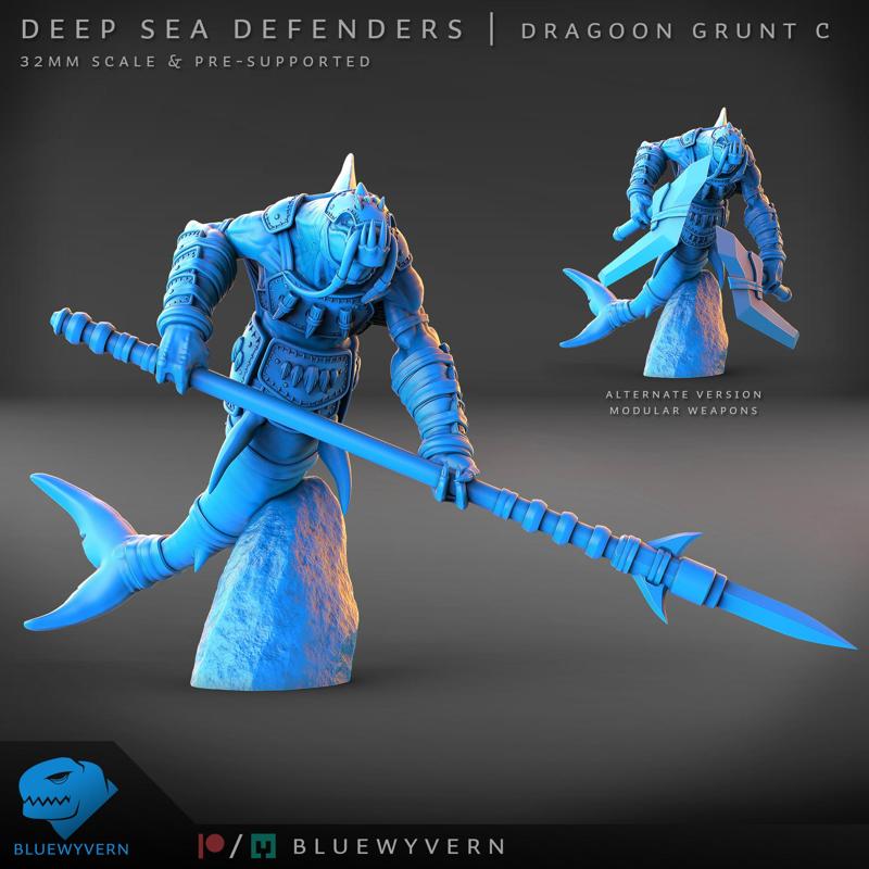 Deep Sea Defenders - Dragoon Grunt C (Modular)