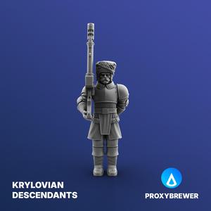 Free Model - Krylovian Descendants
