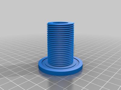 Water barrel inlet/outlet