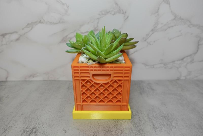 Mini Crate Planter Pot