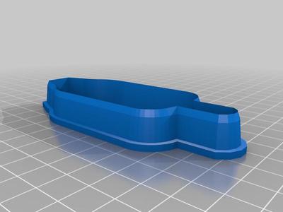 Missile Popsicle Cookie Cutter