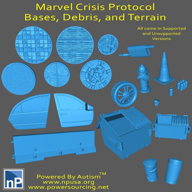 Modern/Super-Hero/Horror Terrain, set 1