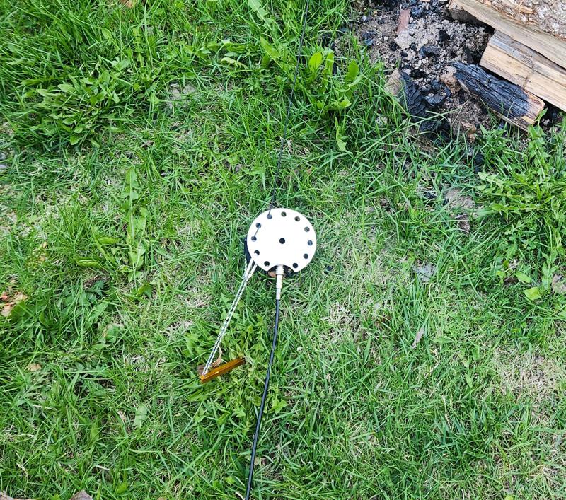 EFHW HF antenna wire spool NVIS