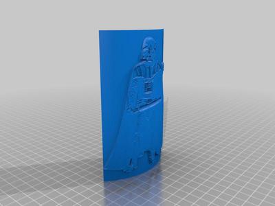 Darth vader lithophane