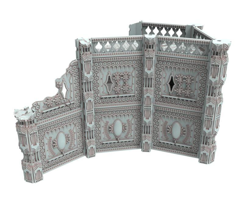 Modular ruined building Dark Eldar sample