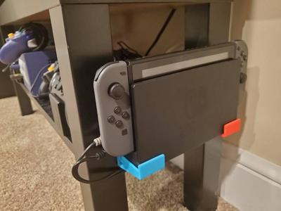 Nintendo Switch Mount for Ikea LACK TV Stand