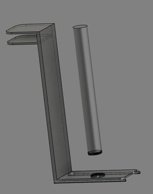 Simple Clip On Paper Towel Holder