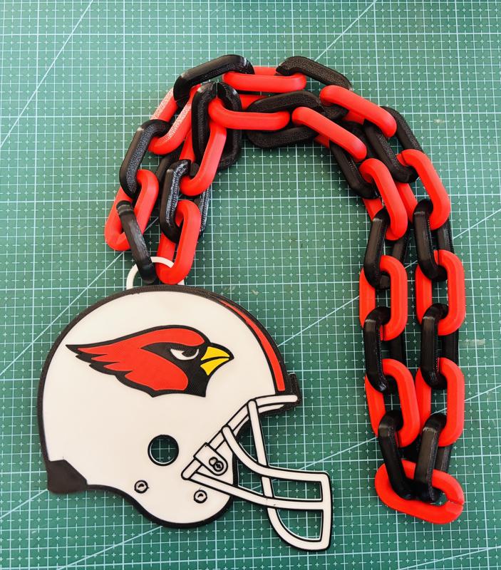 ARIZONA CARDINALS NFL HELMET CHAIN