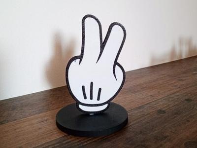 Mickey mouse hand stand