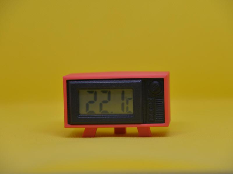 Retro TV Thermometer Case
