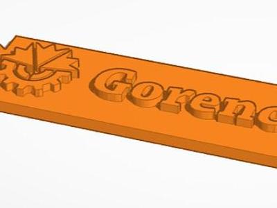 Gorenc keychain V2