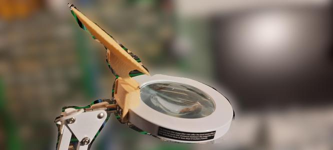 Lupenleuchte-Abdeckung / Dust Cover for Magnifier Lamp