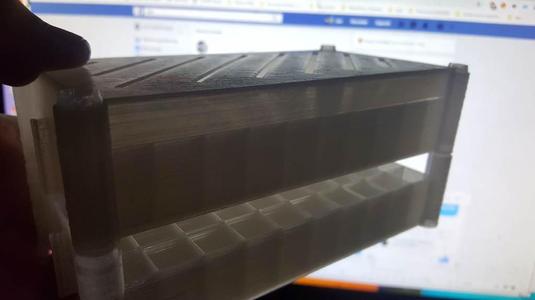 Lid that fits "Ammo Tray .40 / 10mm /.45" (thing 2173055)