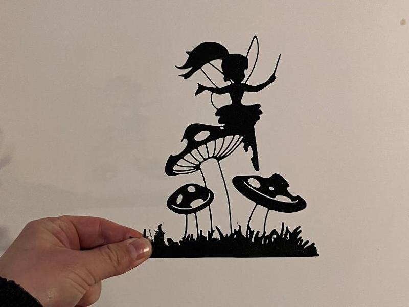 Fairy On The Mushroom
